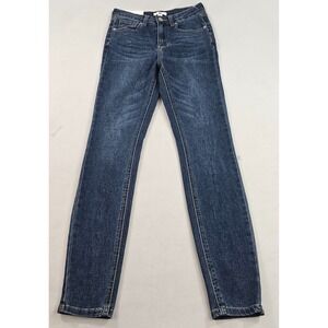 BP Jeans Womens 25x28 Blue Skinny Slim Stretch Denim BP475419M1